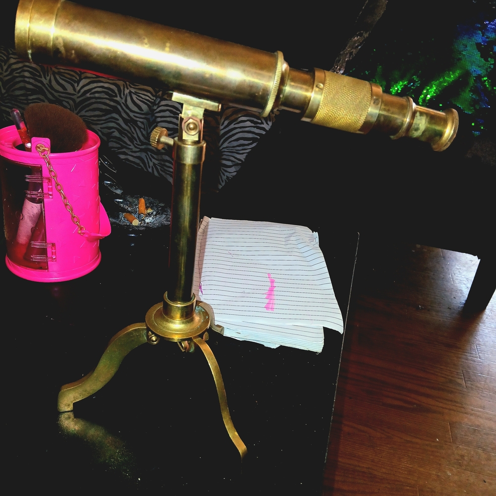 Vintage Brass Telescope